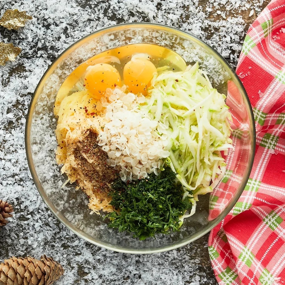 Драники с рисовыми хлопьями